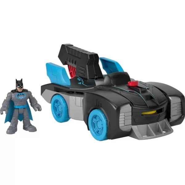 imageFisherPrice Imaginext DC Super Friends Batman Toy BatTech Batmobile Car ampamp LightUp Figure for Preschool Pretend Play Kids Ages 3 Years