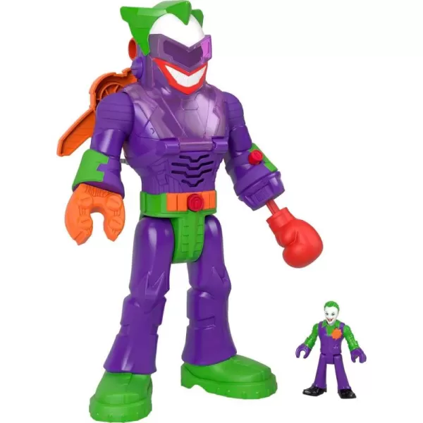 imageFisherPrice Imaginext DC Super Friends Batman Toys Insider ampamp Exo Suit 12Inch Robot with Lights Sounds ampamp Figure for Kids Ages 3 YearsGreen