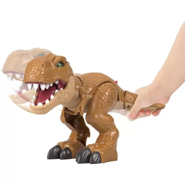 imageFisherPrice Imaginext Jurassic World Dinosaur Toy Thrashin Action T rex Figure with Chomping Action for Pretend Play Kids Ages 3 YearsModern