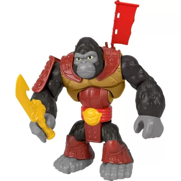 imageFisherPrice Imaginext Preschool Toy Silverback Gorilla Smash 8in Figure with Punching Action ampamp Accessories for Pretend Play Ages 3 Years