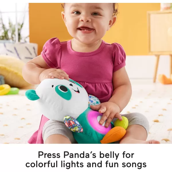 imageFisherPrice Baby Learning Toy Linkimals Play Together Panda Plush for Ages 9 Months Compatible Only with Linkimals Items