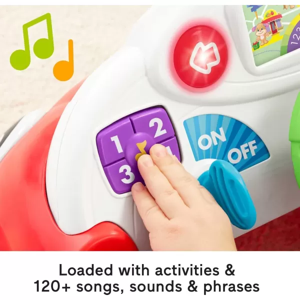 imageFisherPrice Baby Toy Laugh ampamp Learn Crawl Around Car Red Activity Center with Educational Music ampamp Lights for Infants Ages 6 Months Amazon ExclusiveRed