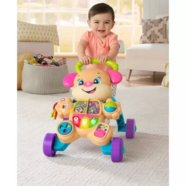 imageFisherPrice Baby Toy Laugh ampamp Learn Smart Stages Learn with Puppy Walker with Music Lights ampamp Activities for Infants Ages 6 MonthsSis Walker