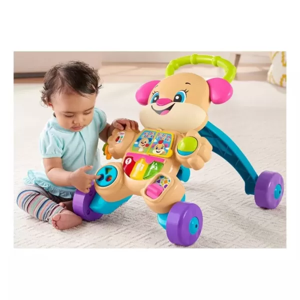 imageFisherPrice Baby Toy Laugh ampamp Learn Smart Stages Learn with Puppy Walker with Music Lights ampamp Activities for Infants Ages 6 MonthsSis Walker