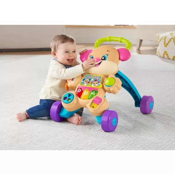 imageFisherPrice Baby Toy Laugh ampamp Learn Smart Stages Learn with Puppy Walker with Music Lights ampamp Activities for Infants Ages 6 MonthsSis Walker