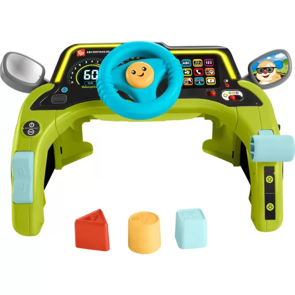 imageFisherPrice Baby ampamp Toddler Learning Toy Laugh ampamp Learn Sit ampamp Steer Driver Car Activity Center with Smart Stages for Ages 6 Months