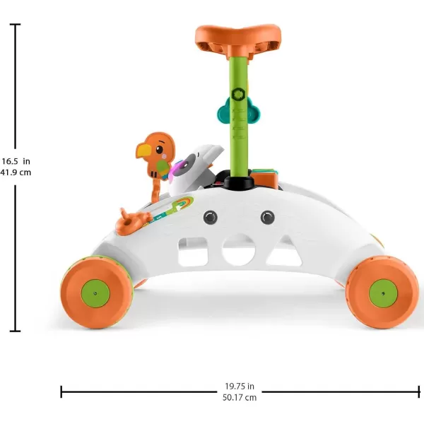 imageFisherPrice Baby ampamp Toddler Toy 2Sided Steady Speed Panda Walker with Smart Stages Learning ampamp Blocks for Ages 6 MonthsPanda Walker