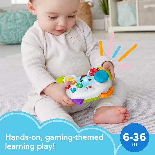 imageFisherPrice Baby ampamp Toddler Toy Laugh ampamp Learn Game ampamp Learn Controller with Music ampamp Lights for Early Pretend Play Infants Ages 6 MonthsClassic