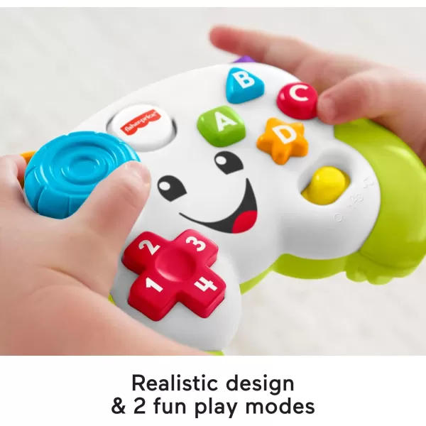 imageFisherPrice Baby ampamp Toddler Toy Laugh ampamp Learn Game ampamp Learn Controller with Music ampamp Lights for Early Pretend Play Infants Ages 6 MonthsClassic