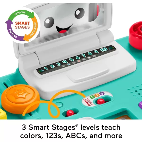 imageFisherPrice Baby ampamp Toddler Toy Laugh ampamp Learn Mix ampamp Learn DJ Table Musical Activity Center with Lights ampamp Sounds for Infants Ages 6 MonthsStandard Packaging