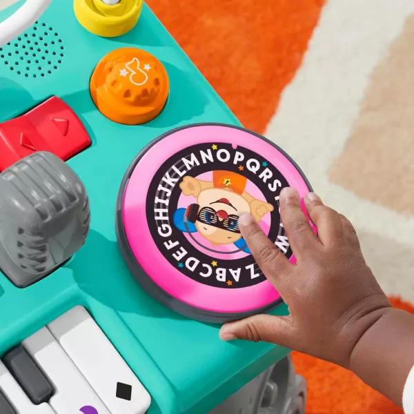 imageFisherPrice Baby ampamp Toddler Toy Laugh ampamp Learn Mix ampamp Learn DJ Table Musical Activity Center with Lights ampamp Sounds for Infants Ages 6 MonthsEnglish