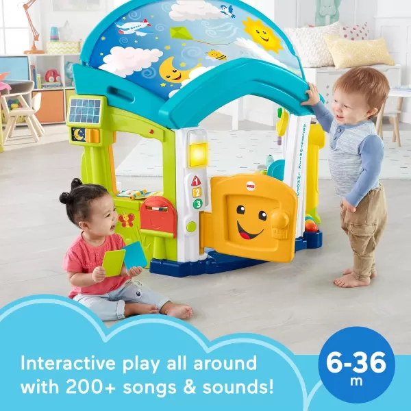 imageFisherPrice Baby ampamp Toddler Toy Laugh ampamp Learn Smart Learning Home Playhouse with Lights Sounds ampamp Activities for Infants Ages 6 Months Amazon Exclusive