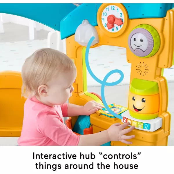 imageFisherPrice Baby ampamp Toddler Toy Laugh ampamp Learn Smart Learning Home Playhouse with Lights Sounds ampamp Activities for Infants Ages 6 Months Amazon Exclusive