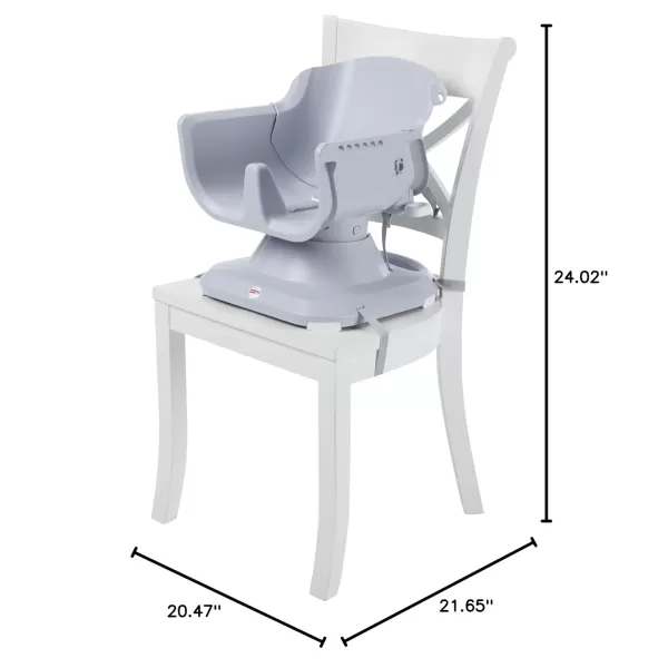 imageFisherPrice Baby to Toddler High Chair SpaceSaver Simple Clean Portable Dining Seat ampamp Booster with Washable Deep Tray ampamp Liner PearfectionMulticolor