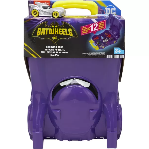 imageFisherPrice DC Batwheels Preschool Toy Bat The Batmobile Carrying Case with 155 Scale Diecast Car for Ages 3 Years