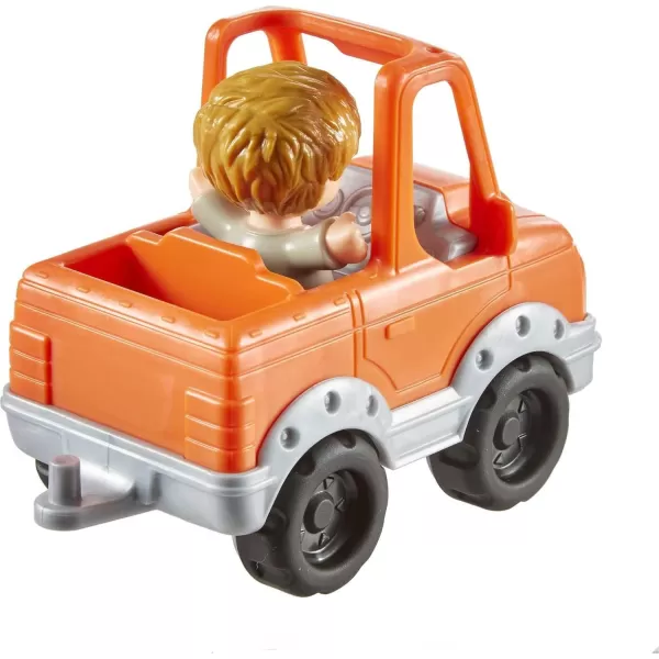 imageFisherPrice Little People Toddler Toy Help A Friend Pick Up Truck Orange Vehicle ampamp Figure for Pretend Play Ages 1 YearsPick Up Truck