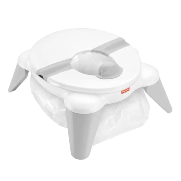 imageFisherPrice Baby 2in1 Travel Potty  Portable Infant to Toddler Potty Training Toilet and Removable Potty Ring for Travel