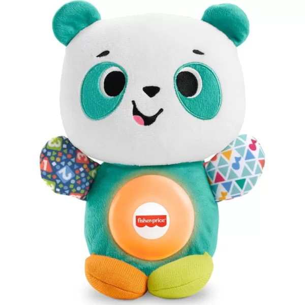 imageFisherPrice Baby Learning Toy Linkimals Play Together Panda Plush for Ages 9 Months Compatible Only with Linkimals Items