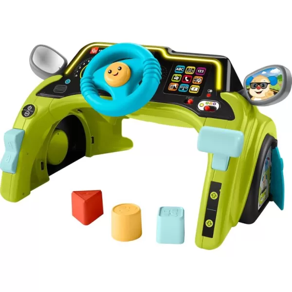 imageFisherPrice Baby ampamp Toddler Learning Toy Laugh ampamp Learn Sit ampamp Steer Driver Car Activity Center with Smart Stages for Ages 6 Months