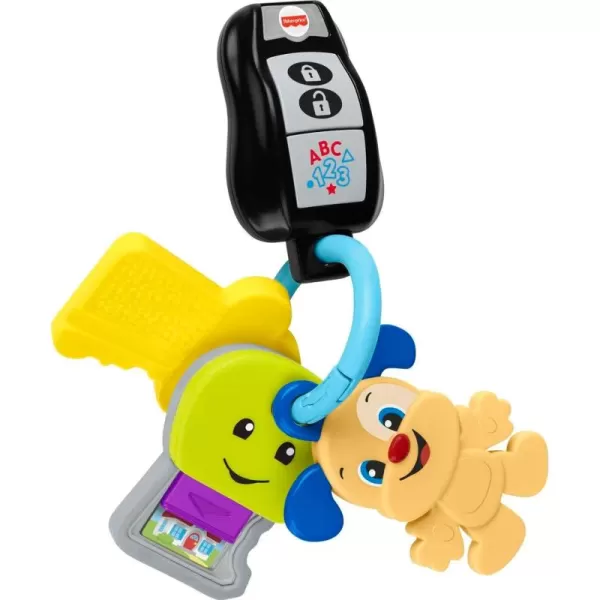 imageFisherPrice Baby ampamp Toddler Toy Laugh ampamp Learn Play ampamp Go Keys with Lights ampamp Music for Pretend Play Infants Ages 6 Months