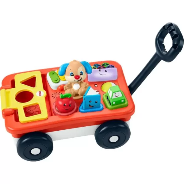 imageFisherPrice Baby ampamp Toddler Toy Laugh ampamp Learn Pull ampamp Play Learning Wagon Musical PullAlong with Activities for Infants Ages 6 Months