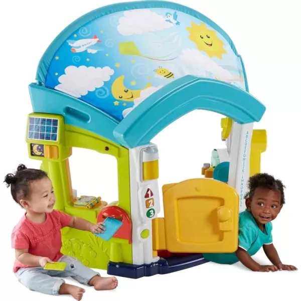 imageFisherPrice Baby ampamp Toddler Toy Laugh ampamp Learn Smart Learning Home Playhouse with Lights Sounds ampamp Activities for Infants Ages 6 Months Amazon Exclusive