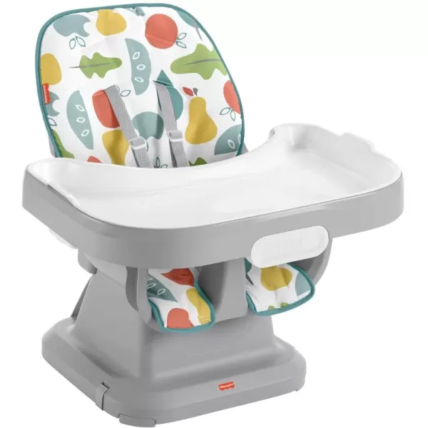 imageFisherPrice Baby to Toddler High Chair SpaceSaver Simple Clean Portable Dining Seat ampamp Booster with Washable Deep Tray ampamp Liner PearfectionPearfection