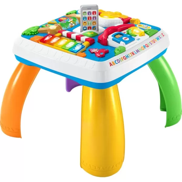 imageFisherPrice Baby to Toddler Toy Laugh ampamp Learn Around the Town Learning Activity Table with Music ampamp Lights for Infants Ages 6 Months Amazon Exclusive