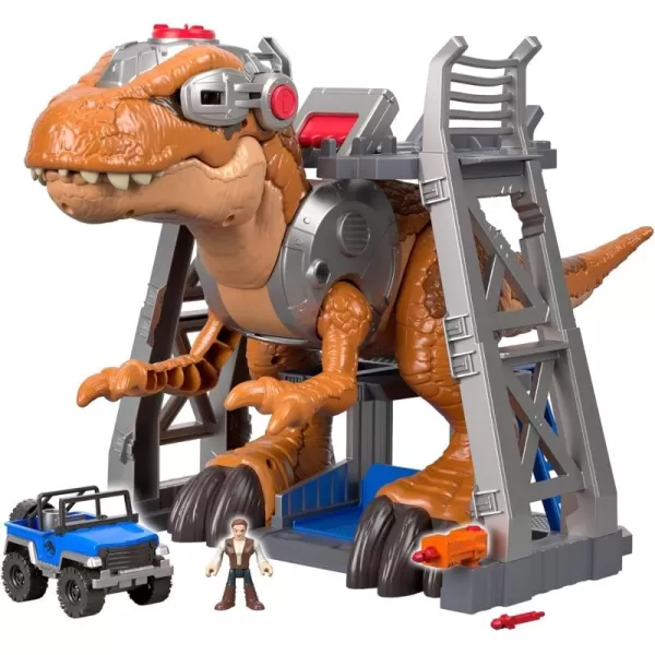 imageFisherPrice Imaginext Jurassic World Dinosaur Toy T rex with Lights ampamp Owen Grady Figure Preschool Kids Ages 3 Years Amazon Exclusive