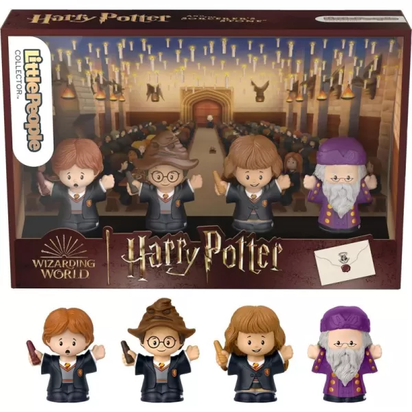 imageLittle People Collector Harry Potter and The Prisoner of Azkaban Movie Special Edition Set for Adults ampamp Fans 4 FiguresSorcerers Stone