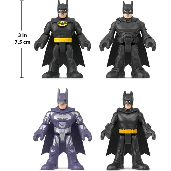 imageFisherPrice Imaginext DC Super Friends Batman Toys 85th Anniversary Collection Movie Figure Set for Adult Fans ampamp Preschool Kids Ages 3 Years