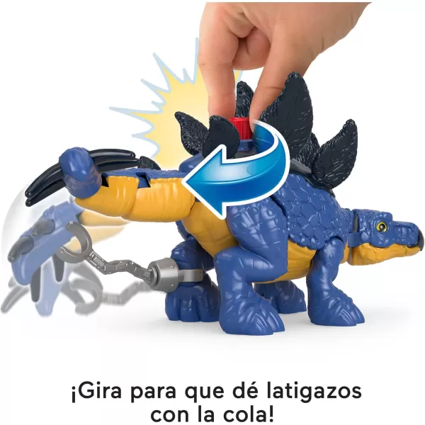 imageFisherPrice Imaginext Jurassic World Dinosaur Toy Stegosaurus ampamp Dr Alan Grant Figure Set for Pretend Play Preschool Kids Ages 3 Years