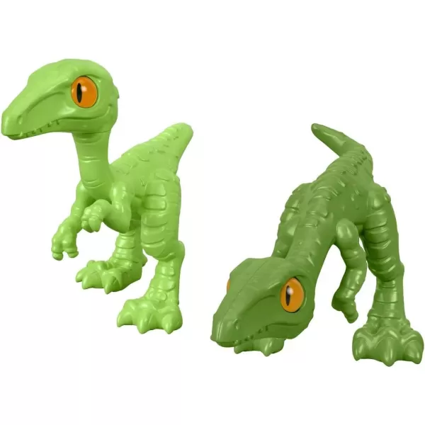 imageFisherPrice Imaginext Jurassic World Dinosaur Toys Hatchlings 6Piece Figure Set for Pretend Play Preschool Kids Ages 3 Years