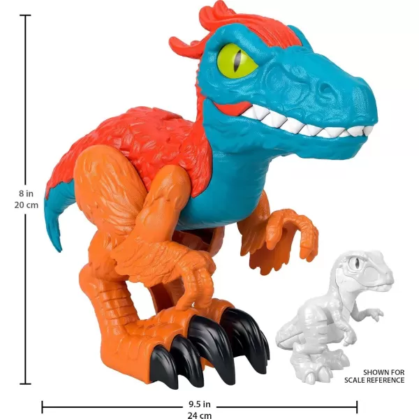 imageFisherPrice Imaginext Jurassic World Dominion Dinosaur Toy Pyroraptor XL Poseable 10Inch Figure for Pretend Play Kids Ages 3 YearsPyroraptor