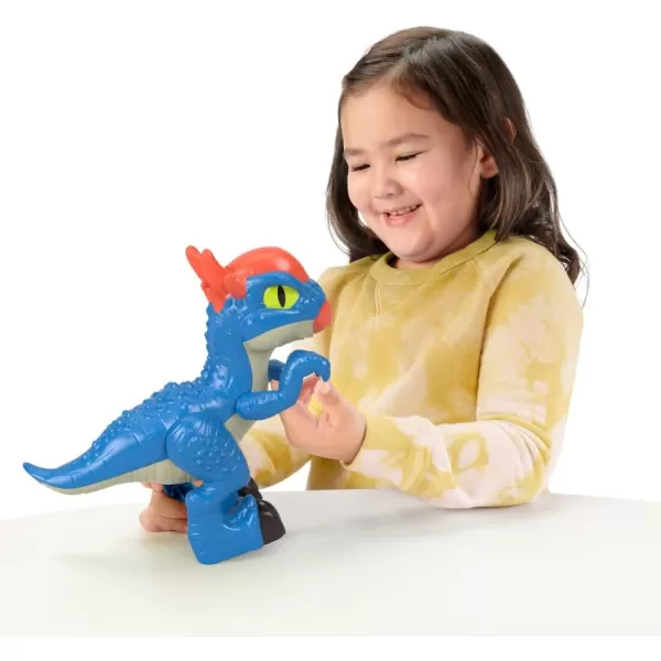 imageFisherPrice Imaginext Jurassic World Dominion Dinosaur Toy Pyroraptor XL Poseable 10Inch Figure for Pretend Play Kids Ages 3 YearsStygimoloch