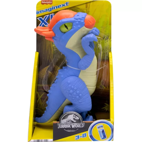 imageFisherPrice Imaginext Jurassic World Dominion Dinosaur Toy Pyroraptor XL Poseable 10Inch Figure for Pretend Play Kids Ages 3 YearsStygimoloch