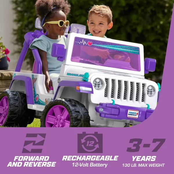 imagePower Wheels Preschool RideOn Toy Happy Hound Vet Rescue Jeep Wrangler with Pretend Medical Kit for Preschool Kids Ages 3 YearsPet Vet Jeep