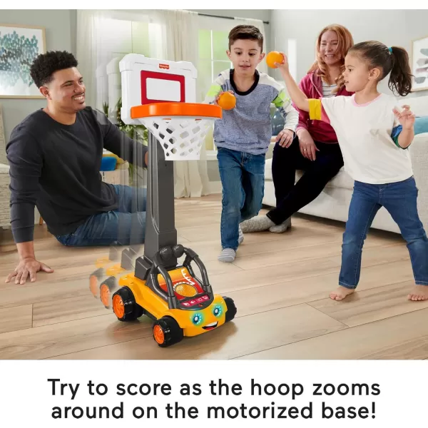 imageFisherPrice Electronic Basketball Toy BB Hoopster Motorized Hoop with Lights Sounds ampamp Game Play for Preschool Kids Ages 3 YearsSimplified Packaging