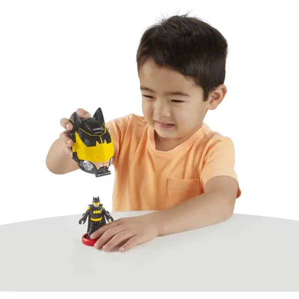 imageFisherPrice Imaginext DC Super Friends Batman Toy Head Shifters Batwing ampamp Figure Set for Preschool Pretend Play Kids Ages 3 YearsBatman  Batwings