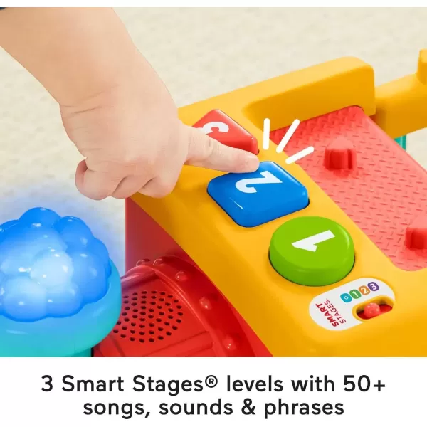 imageFisherPrice Little People Toddler Learning Toy Big ABC Animal Train with Smart Stages ampamp 6 Figures for Pretend Play Kids Ages 1 Years