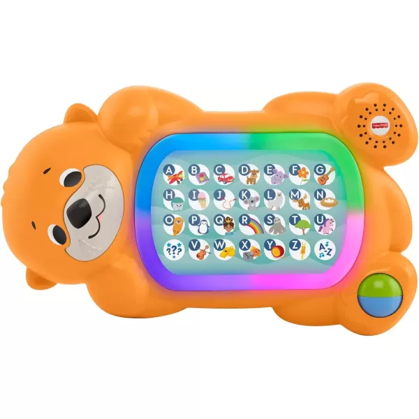 imageFisherPrice Baby Learning Toy Linkimals A to Z Otter with Music ampamp Lights for Infants Ages 9 Months Compatible Only with Linkimals Items