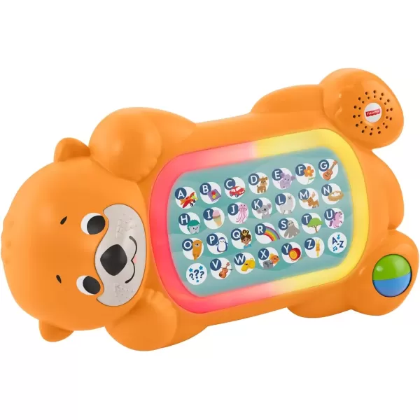 imageFisherPrice Baby Learning Toy Linkimals A to Z Otter with Music ampamp Lights for Infants Ages 9 Months Compatible Only with Linkimals Items