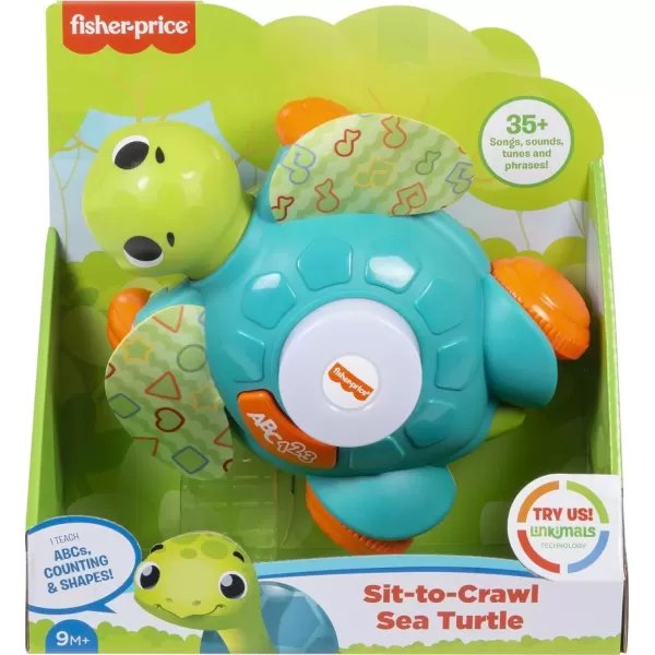 imageFisherPrice Baby Toy Linkimals SittoCrawl Sea Turtle for Ages 9 Months Compatible Only with Linkimals Items