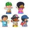 imageFisherPrice Little People Toddler Toys Community Heroes Figure Set with 5 Characters for Preschool Pretend Play Kids Ages 1 Years