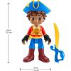 imageFisherPrice Preschool Toy Santiago of The Seas LightUp Talking Santiago 9Inch Poseable Pirate Figure for Pretend Play Kids Ages 3 Years