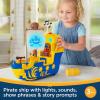 imageFisherPrice Preschool Toy Santiago of the Seas Lights ampamp Sounds El Bravo Pirate Ship Playset for Pretend Play Kids Ages 3 YearsEasytoOpen Packaging