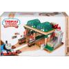 imageThomas ampamp Friends Wooden Railway Toy Train Set Knapford Station Passenger Pickup Wood Playset for Preschool Kids Ages 3 Years