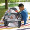 imageFisherPrice Portable Bassinet OnTheGo Baby Dome Travel Play Space with Developmental Newborn Toys ampamp Canopy Arrows Away