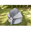 imageFisherPrice Portable Bassinet OnTheGo Baby Dome Travel Play Space with Developmental Newborn Toys ampamp Canopy Grey Bubbles