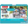 imageFisherPrice Portable Bassinet OnTheGo Baby Dome Travel Play Space with Developmental Newborn Toys ampamp Canopy Grey Bubbles